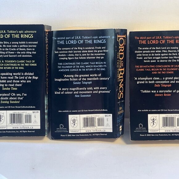 Vintage The Lord of the Rings Trilogy Box Set J.R.R. Tolkien (2002) Paperback - Picture 3 of 6